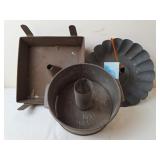 Swans Down Cake Flour Metal Pan & Other Tub Pans