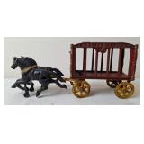 Hubley ? Cast Iron Royal Circus Horse Drawn Wagon