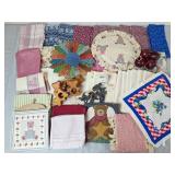 Cloth Napkins, Hot Pads and Napkin Rings