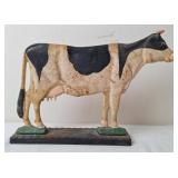 Cast Iron Holstein Cow Doorstop