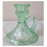 A.H. Heisey & Co. "Moongleam" Candlestick