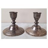 Westmorland Sterling Silver Candle Holders