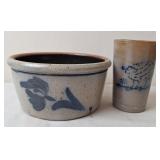 Rowe Pottery Works Crock & Sheep Tumbler