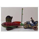 Lehmann & Wyandotte Tin Toys, Vintage, AS IS