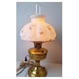 Aladdin Brass Electrified Victorian Parlor Lamp
