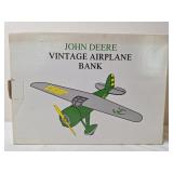 John Deere Vintage Diecast Airplane Bank