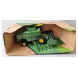 John Deere Turbo Toy Combine w Corn/Grain Heads