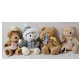 4 Boyds Bears Teddy Bears