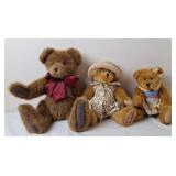 3 Boyds Bears Teddy Bears