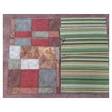Tuscany & Green Striped Placemats