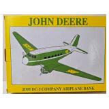 John Deere DC-3 Company Diecast Airplane Bank