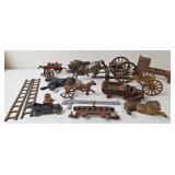 Antique Cast Iron Toy Parts & Pieces