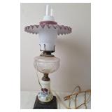 Victorian Electrified Oil Lamp