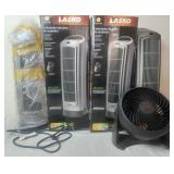 Lasko Ceramic Tower Heaters & Honeywell Fan