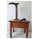 Shoe Shine Box, Shoe Cobbler Stand & Lasts (Forms)