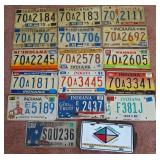Indiana License Plates