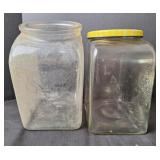 Planters Peanut Glass Store Counter Display Jar