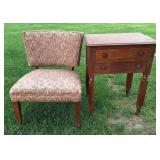 Mid-Century Modern Accent Chair & Side Tables