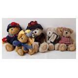 5 Boyds Bears Teddy Bears