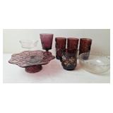 "Moon and Stars" Amethyst Cake Plate & More