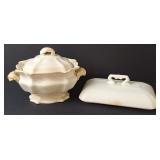Ironstone Soup Tureen & Ironstone Lid