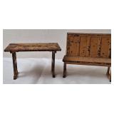 Arcade "Curtis" Cast Iron Table w/Nook Bench