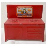 Pretty Maid Tin Litho Play Toy Stove
