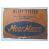 MoorMans Metal Sign
