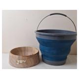 Acrylsan Pet Dish & Collapsible Bucket