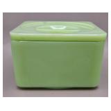 Jeannette Glass Co. Jadeite Refrigerator Dish
