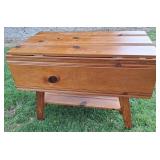 Hand Crafted Drop Leaf Pine Table