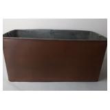 Copper Look Rectangle Planter / Trough