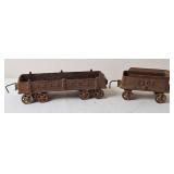 Cast Iron "C.R.I. & P.R.R." Coal Car & Tender Car