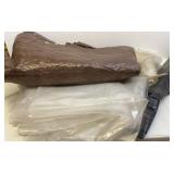 Large Tarp & Clear/Black Visqueen