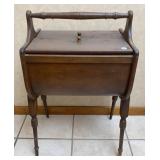 Vtg Sewing Cabinet