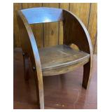 Walnut or Mahogany Childrenï¿½s Play Chair