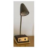 Vtg Midland AM Radio Desk Lamp