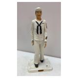 1958 Aurora Plastic Navy Sailor 8.5in tall