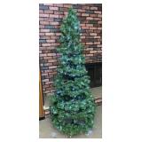 6.5ft Christmas Tree cool white LED Lights