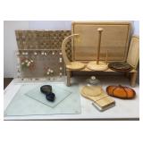 Cutting Boards, Cheeseball Tray, Banana Tree