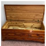 Vtg Ed Roos Cedar Blanket Chest