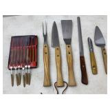 Clyde Wood Handle Serving Set