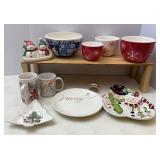 Holiday Serving, S/P Shakers & Coffee Cups