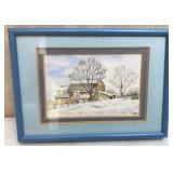 Framed Artwork by Local Artist Cathrine Blommel