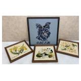 Framed Cross Stitch Pieces