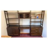 Solid Oak Office Credenza (3-pieces)