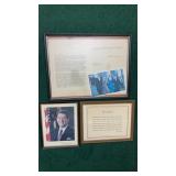 Ronald Reagan Letter & Photo