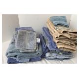 Shades of Blue Bath, Hand & Wash Cloths