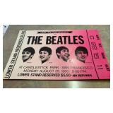 The Beatles Ticket Poster 19.75x11.75