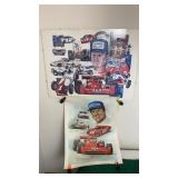 Vtg AJ Foyt Posters
